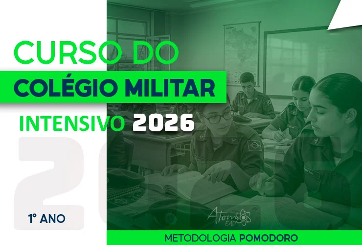  Curso preparatorio para o Colégio Militar 2026
