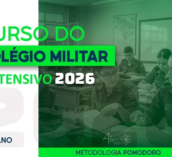 CURSO DO COLEGIO MILITAR 1° ANO 2026